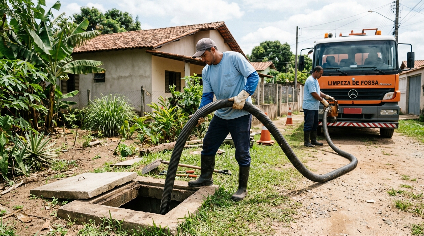Desentupimento de Fossa em São Gonçalo‑RJ
